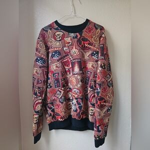 Zara Quilted Jacquard Sweatshirt